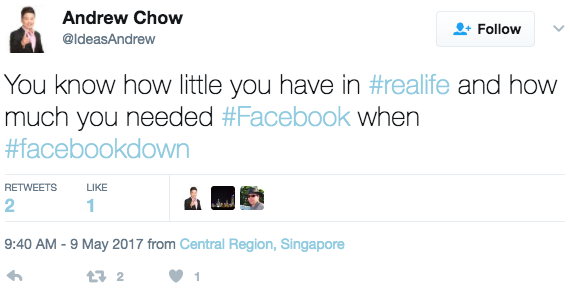 , This morning&#8217;s Facebook outage in Singapore shows how dependent we are