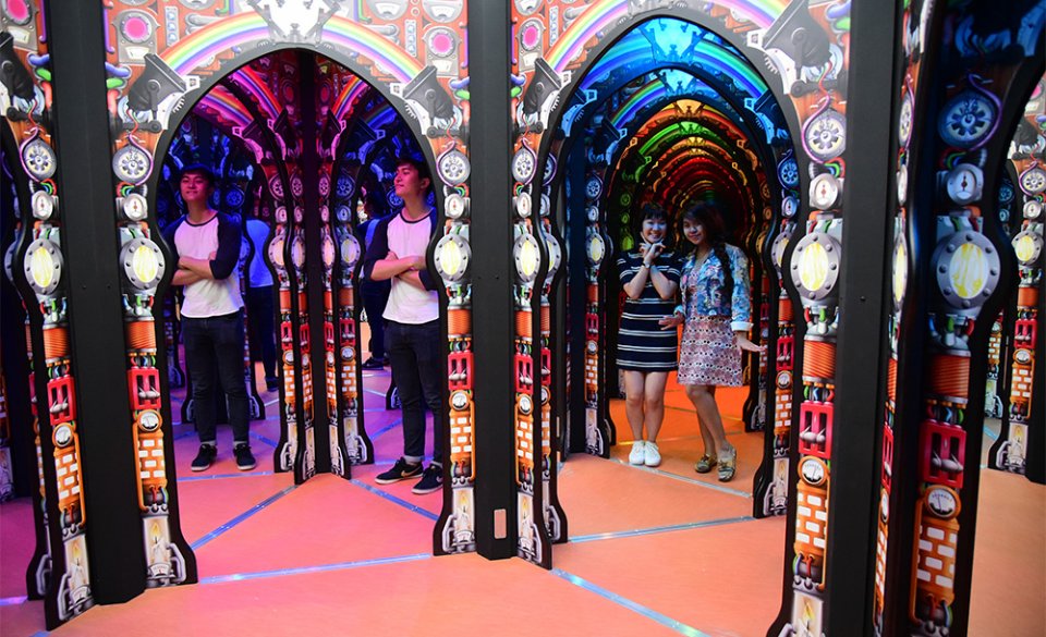 , Asia’s largest mirror maze has landed in Singapore