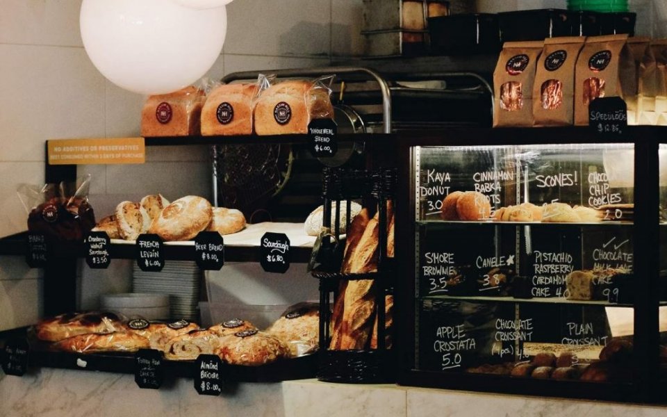 Nassim Hill Bakery Bistro Bar - freshly baked breads