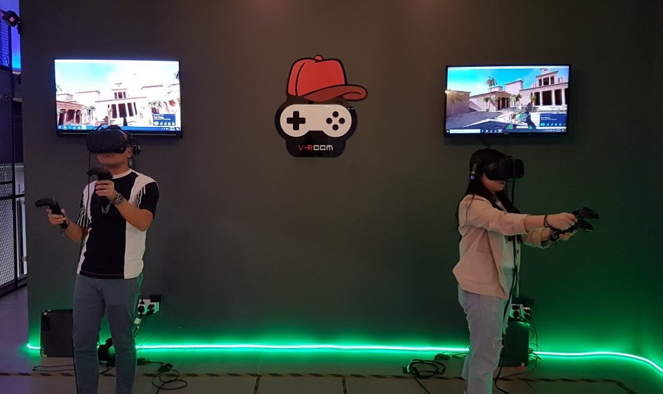 Immersive video games at V Room Singapore