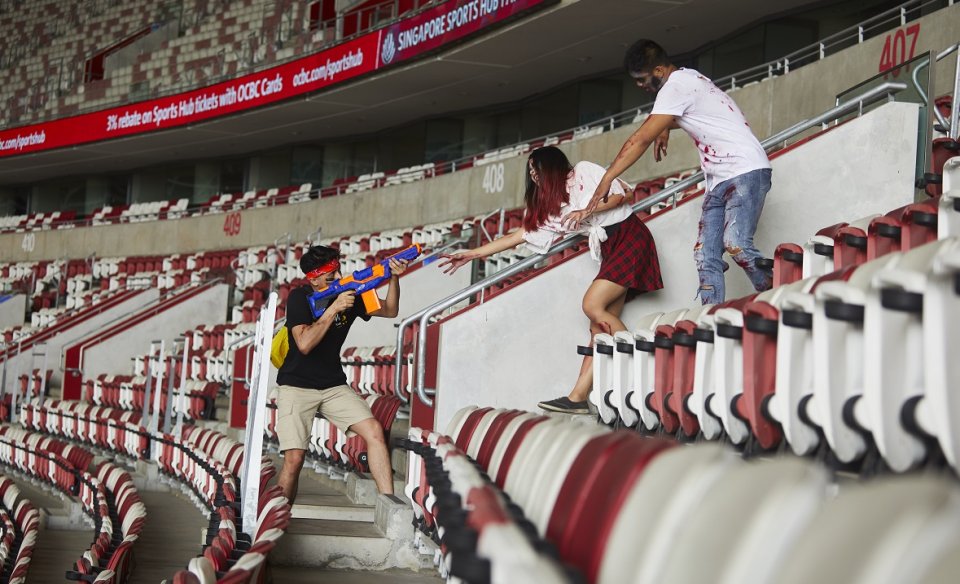 , The National Stadium is turning into a Nerf battleground filled with zombies this October