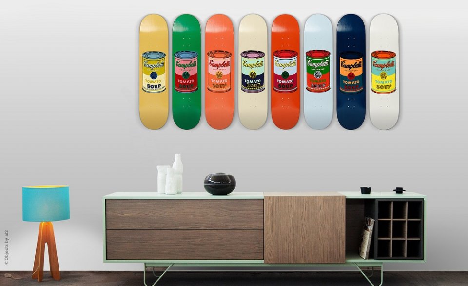 , Check out Andy Warhol and Basquiat skateboards at this new exhibition in Paragon