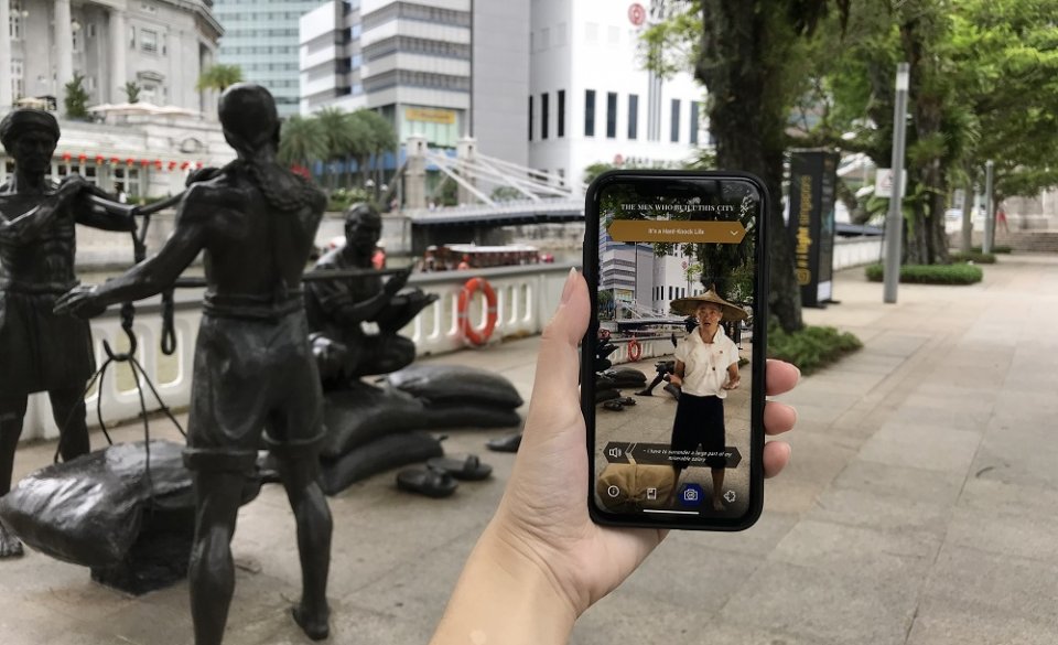 , Talk to Raffles and friends on this augmented reality trail around the Singapore River