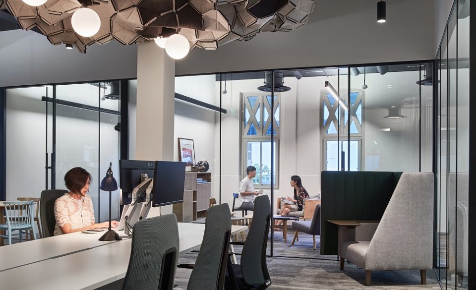 , This new co-working space functions on bringing competitors to work together