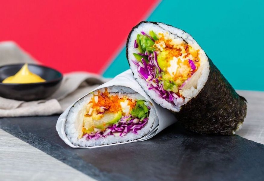 , Aloha Poke just launched Hawaiian-flavored “sushi burritos” and they look delish