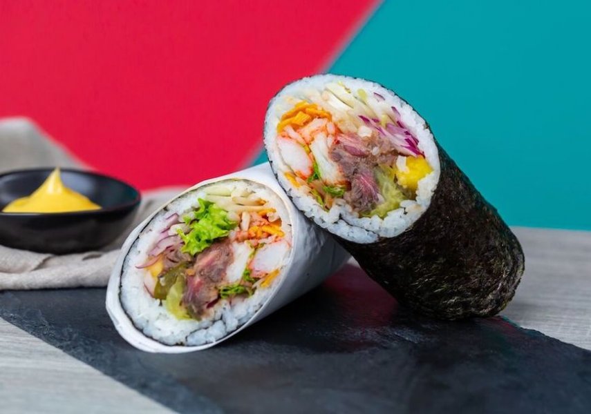 , Aloha Poke just launched Hawaiian-flavored “sushi burritos” and they look delish