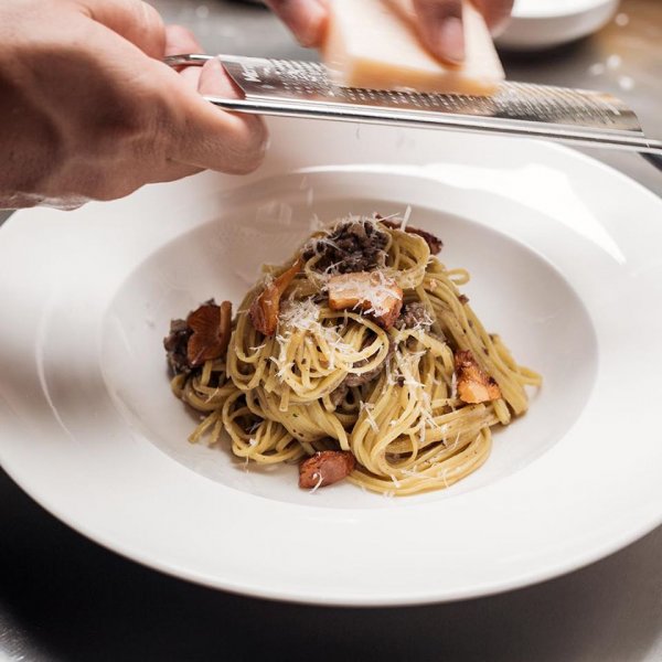 Squid ink pasta and crab meat dishes at the best Italian restaurants in Singapore