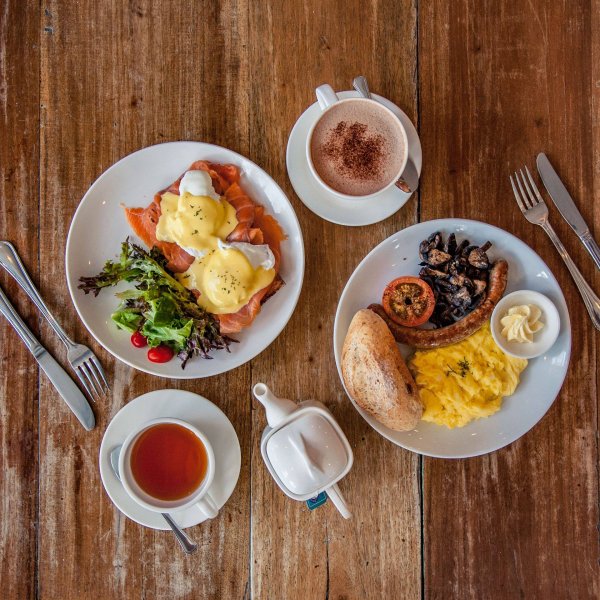 French toast and eggs at this Bukit Timah cafe