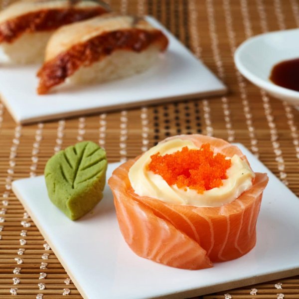 Japanese dishes at Genki Sushi 