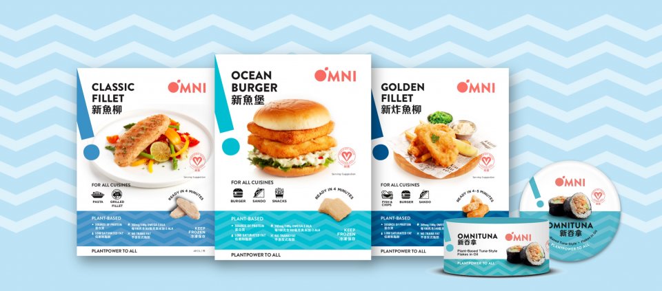 , OmniFoods unveils brand new OmniSeafood range with vegan fish fillet and patties