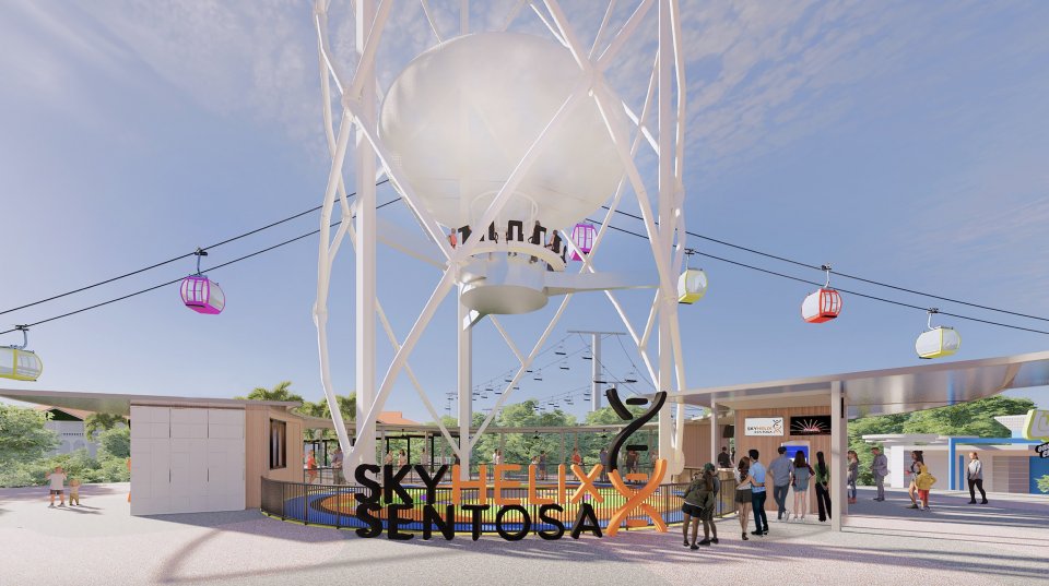 , Singapore’s highest open-air panoramic ride opens at Sentosa this December