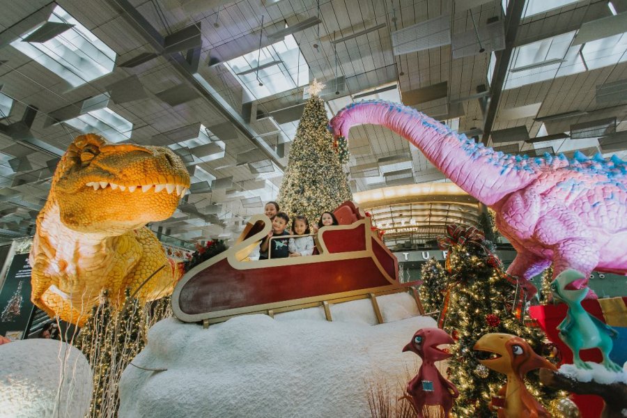 , Have a roaring good time at Changi Airport’s dinosaur-themed carnival