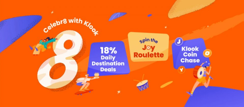 , Find joy with Klook’s 8th birthday promotions