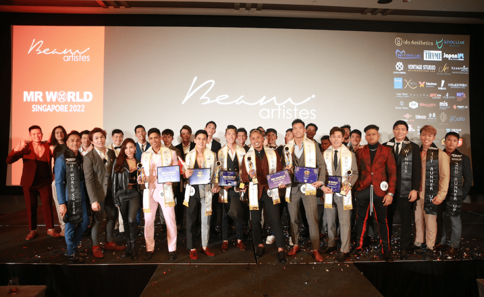 , Here are the winners of the Mr World Singapore 2022 pageant