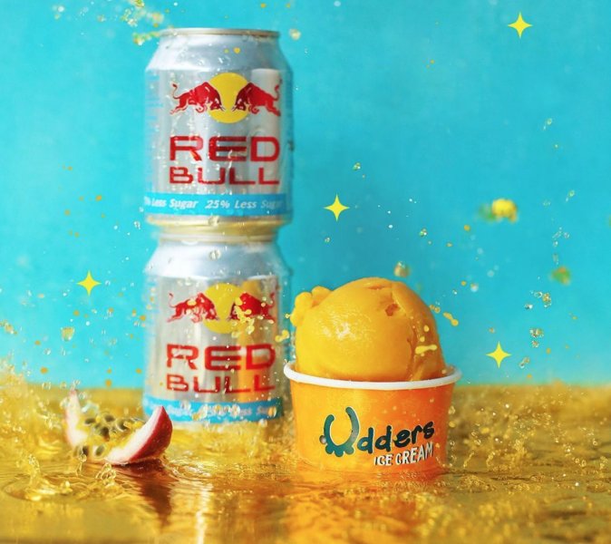 , Udders Ice Cream releases new flavour in partnership with Red Bull Singapore