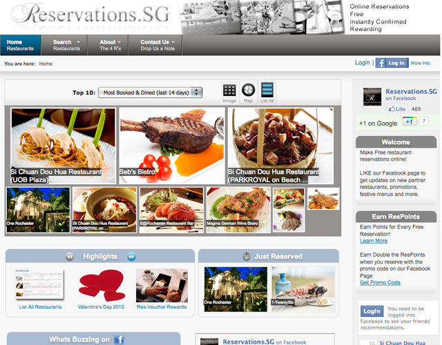 , A Guide to Singapore&#8217;s Online Restaurant Booking Sites