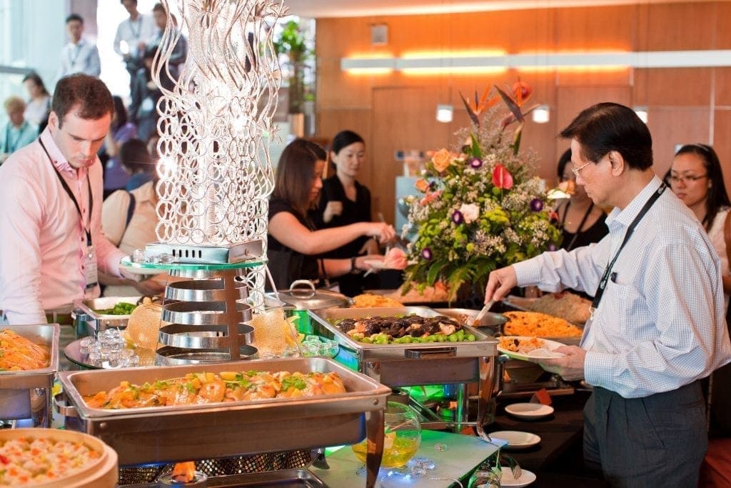 Buffet catering services for team lunches
