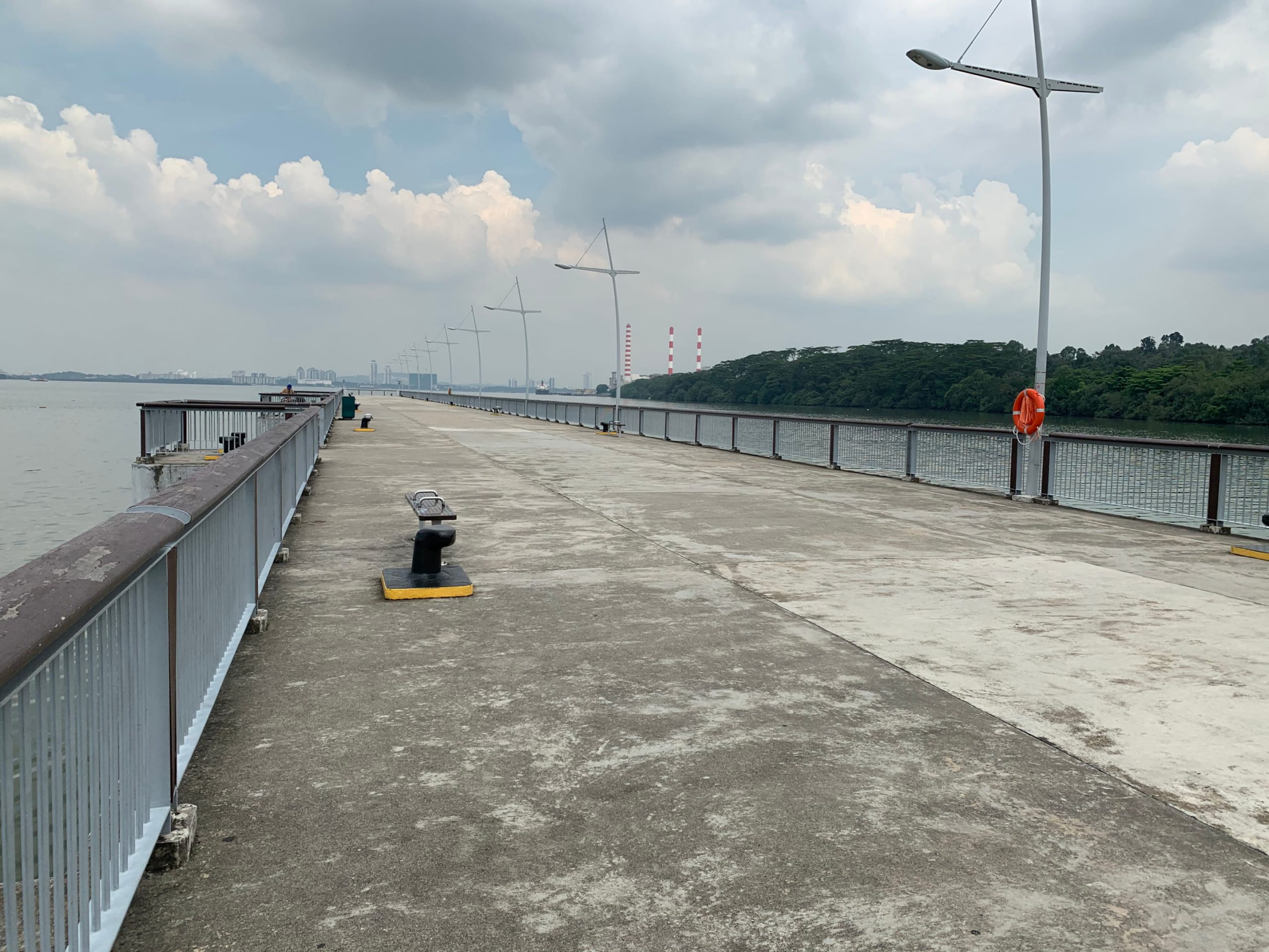 woodlands waterfront park jetty for fishing