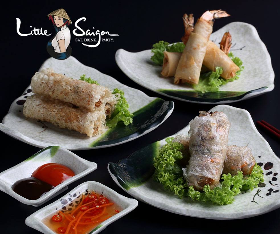 Little Saigon's spring rolls and street food, contemporary vietnamese dishes 