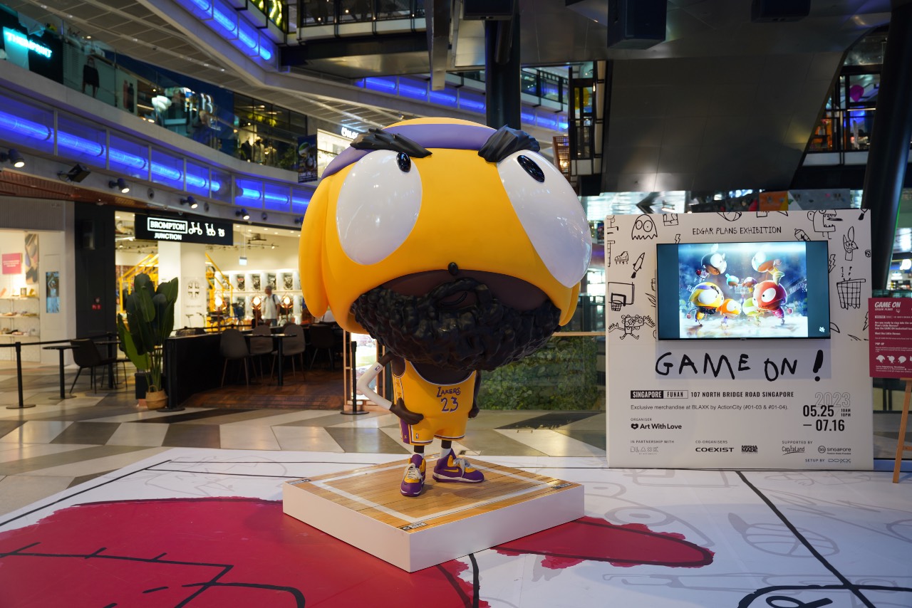 , See Edgar Plans’ NBA-inspired sculptures and score limited-edition collectibles at Funan