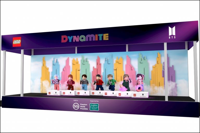 Bring a friend, join the crowd Lego BTS Dynamite experience is set to