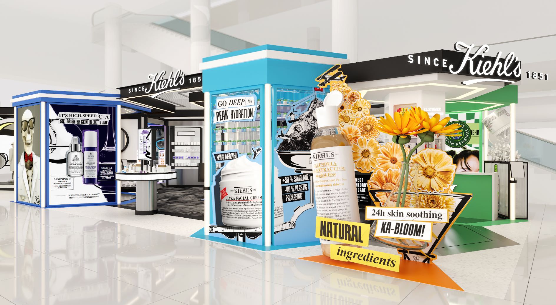 , Ride the ‘Kiehl’s NYC Subway: Trash to Art&#8217; in Ion Orchard for skincare solutions and eco-friendly art installations