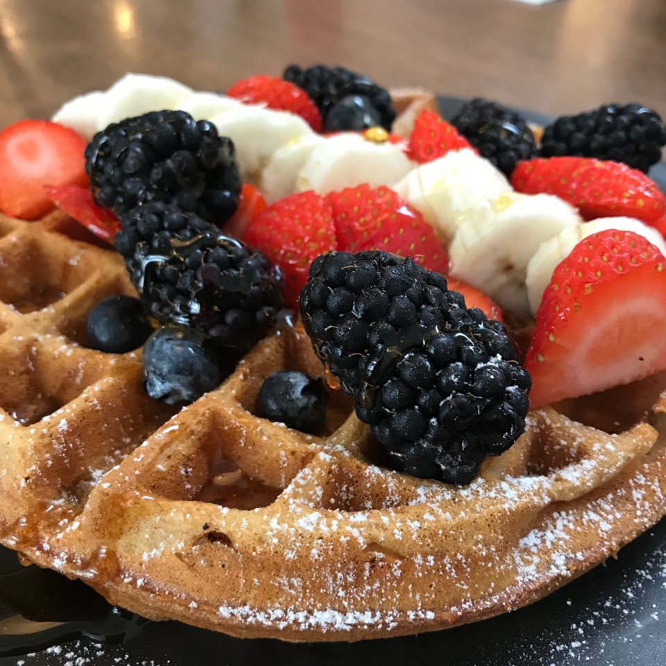 Home-made 10% Whole Wheat Buttermylk Waffles