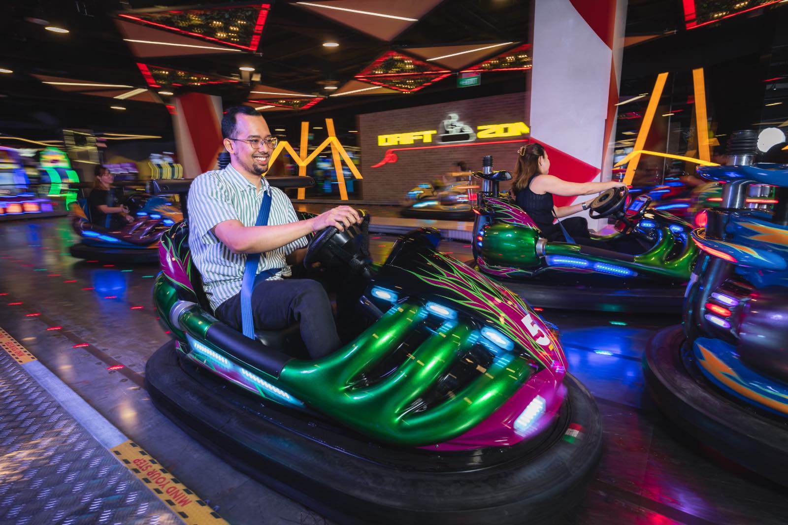 , Timezone Jurong Point introduces Singapore&#8217;s first Maxi Drift bumper cars and a new 20m track