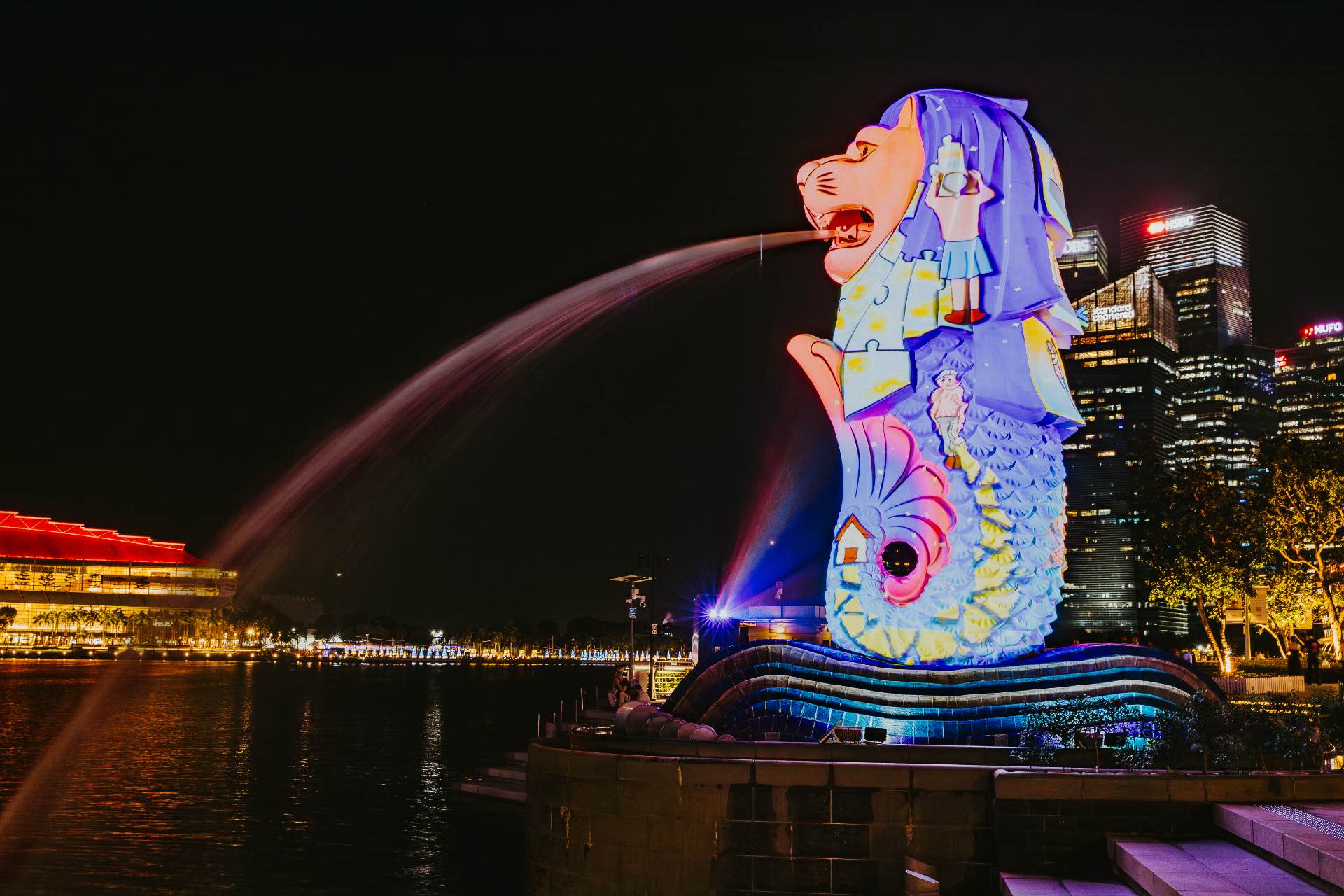 , Light up 2024 with inspirational light projections at 3 iconic Marina Bay landmarks