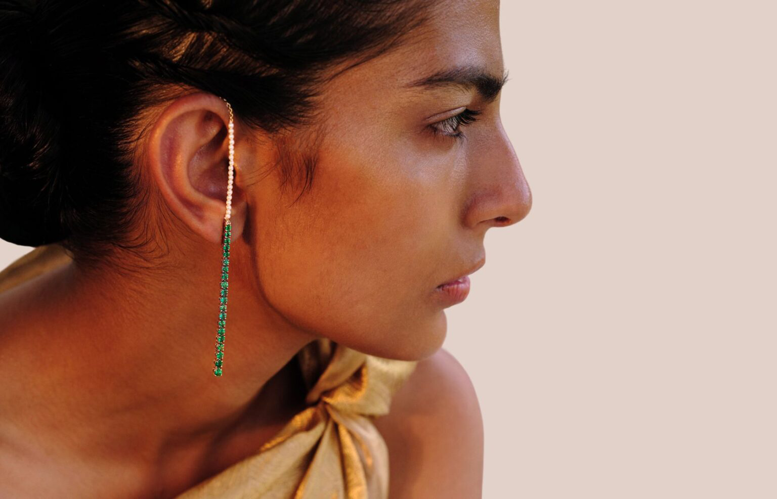 , Introducing Songbird, a new emerald and ruby jewellery collection by The Line x Gemfields