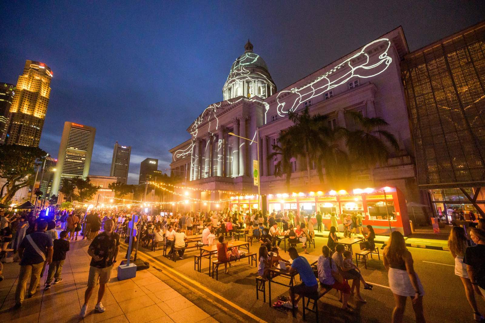 , Light To Night Singapore 2024 offers ASMR exhibits, interactive artworks, light projections and free performances
