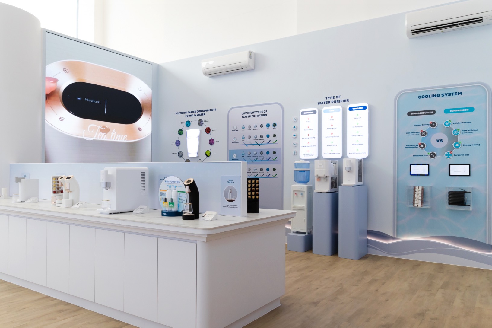 , Visit the new immersive Wells Experience Centre to discover award-winning water dispensers and appliances