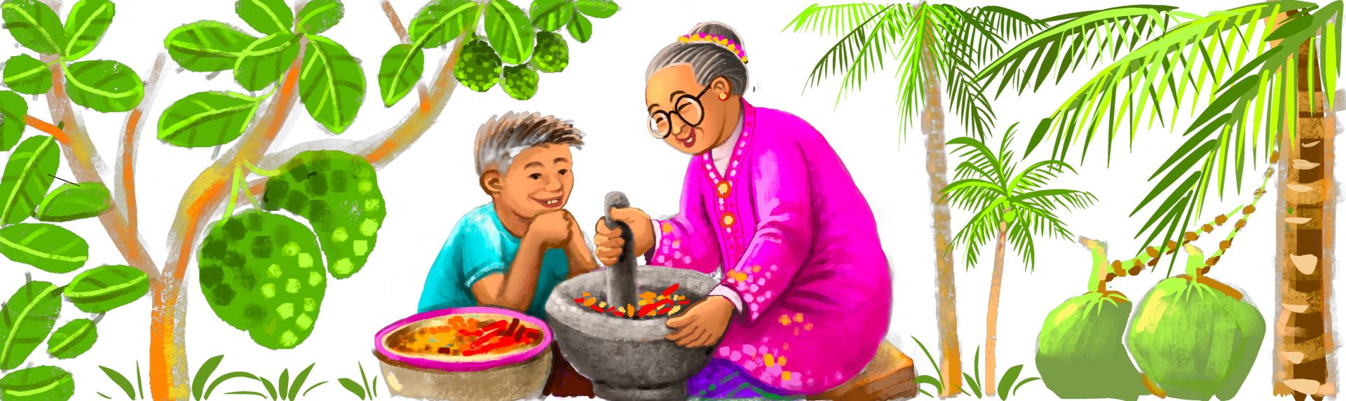 Artist Impression of Mari Kita Makan by Yip Yew Chong (Courtesy of Yip Yew Chong)