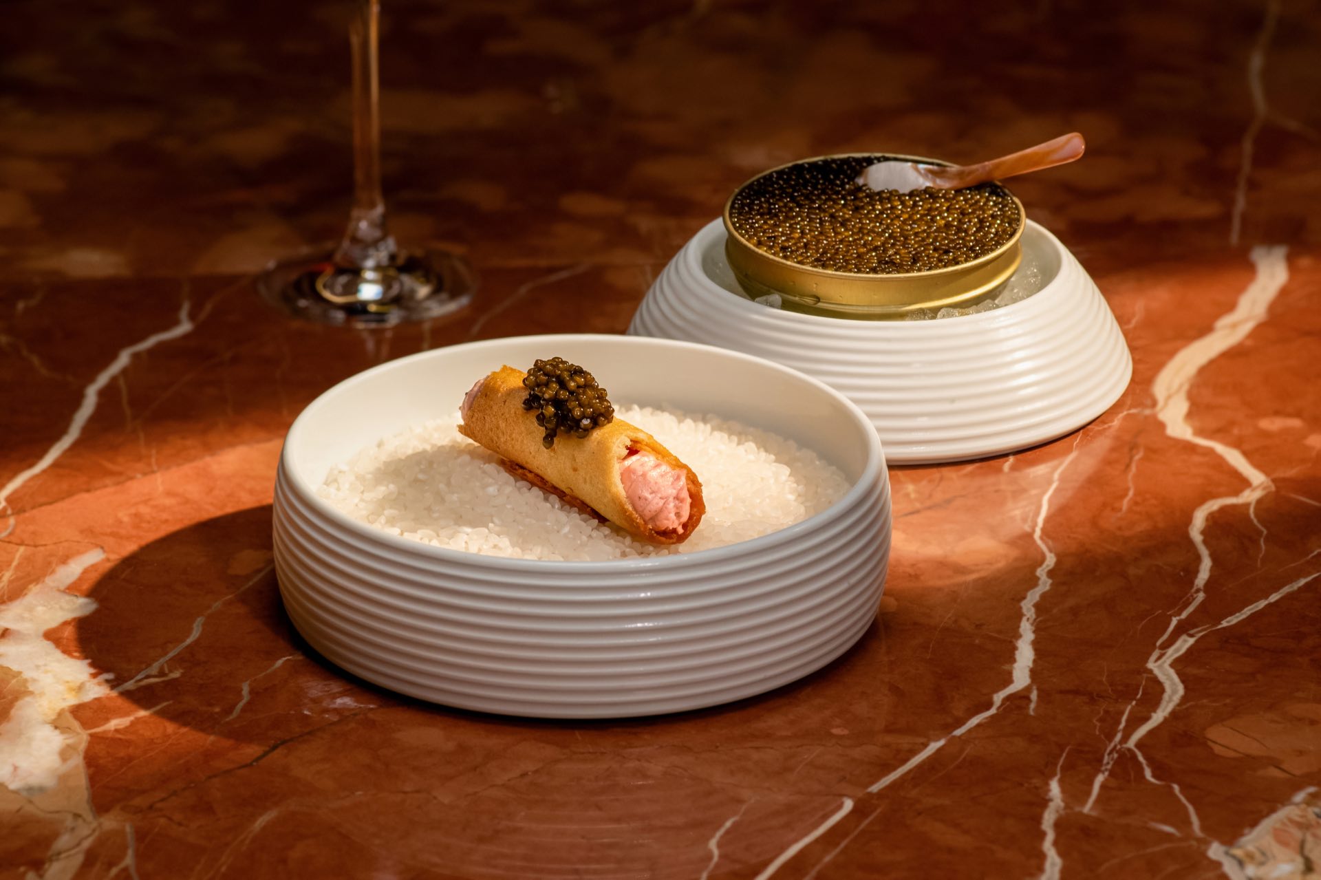 Cannoli, Forged Parfait, Kaluga Hybrid Caviar