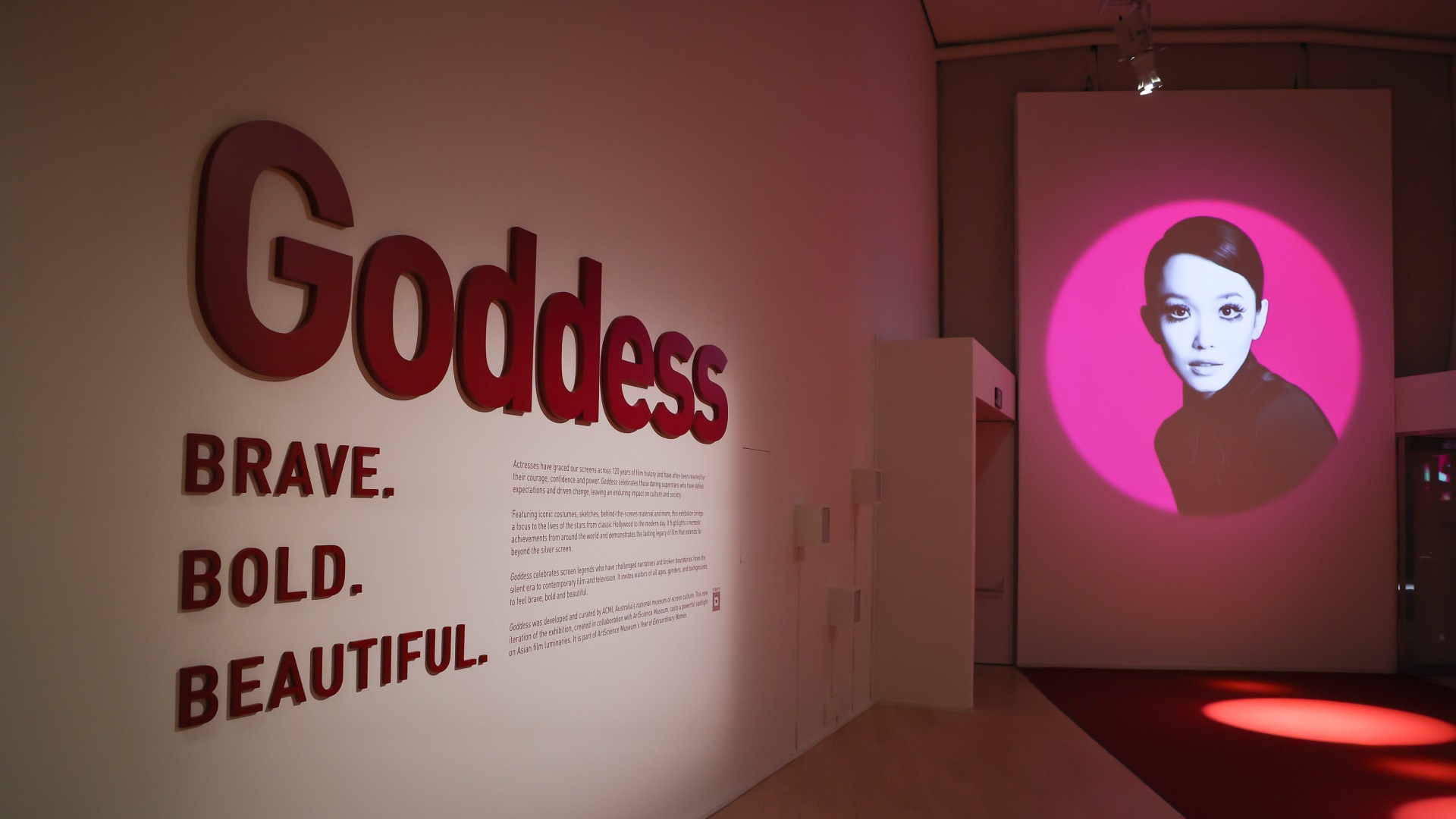 "Goddess: Brave. Bold. Beautiful." exhibition at ArtScience Museum