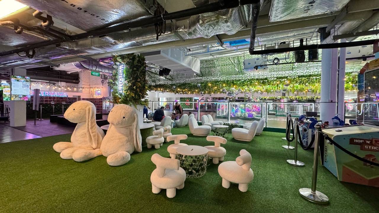 , Go roller-skating, and hop into White Rabbit Pop-up Cafe at The Xperience at CQ @ Clarke Quay