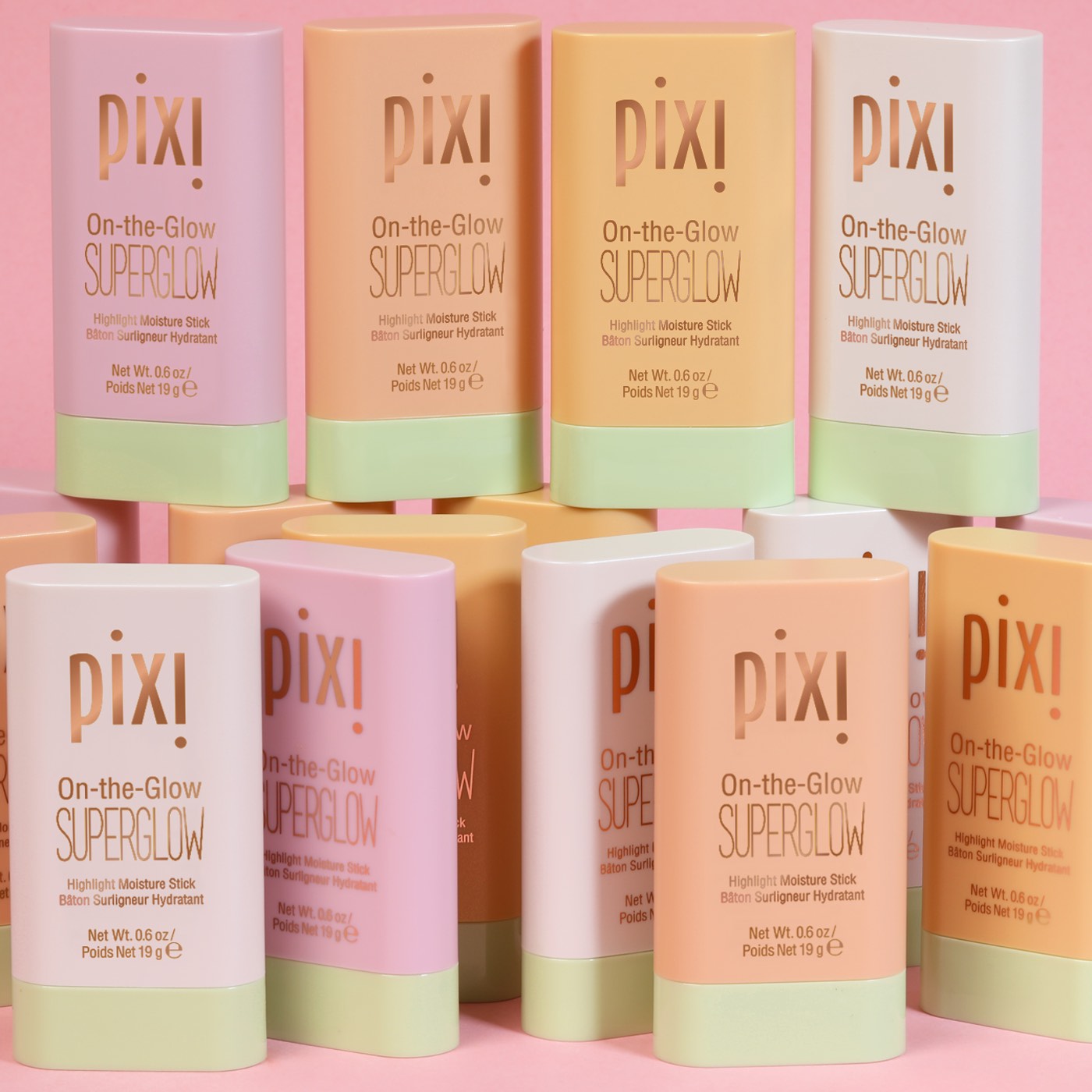 , Pixi Beauty’s all-over glow fest of new products lights up your skin and lips