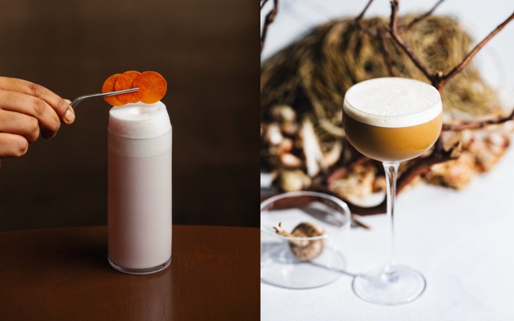 Cocktails from Nutmeg & Clove (left) and Fura