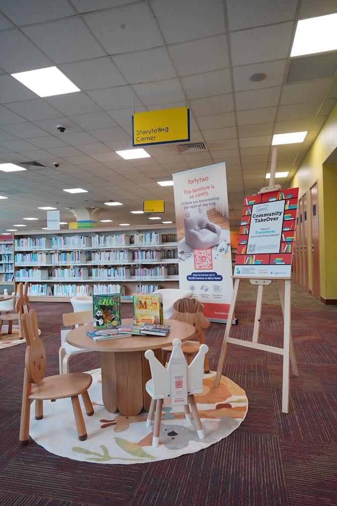 Jurong West Public Library, in partnership with FortyTwo