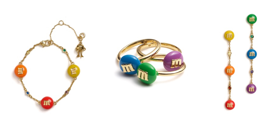 M&M’S x Kate Spade New York capsule collection accessories