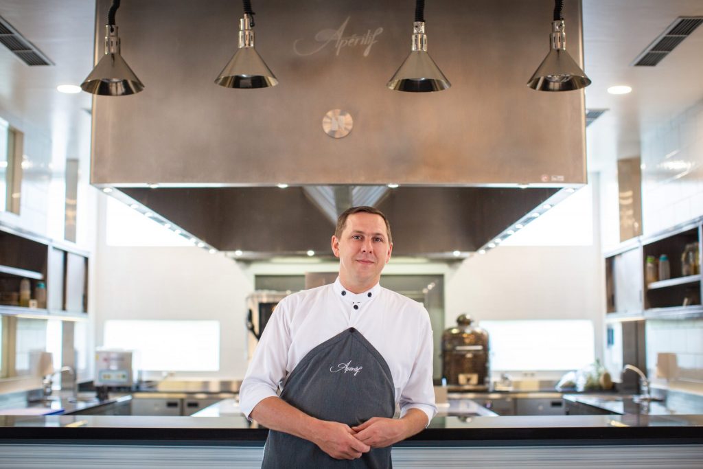 Executive chef Nic Vanderbeeken