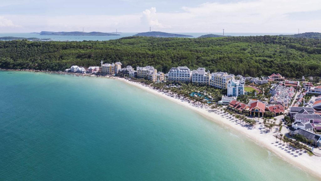 The resort is located on the southeastern tip of Phu Quoc island